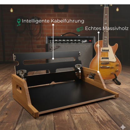 bass guitar pedal board Pedalboard "STAGE" in black – KlangWald
