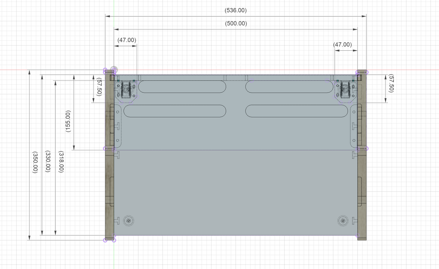 Pedalboard "STAGE" - 50cm x 33cm - black