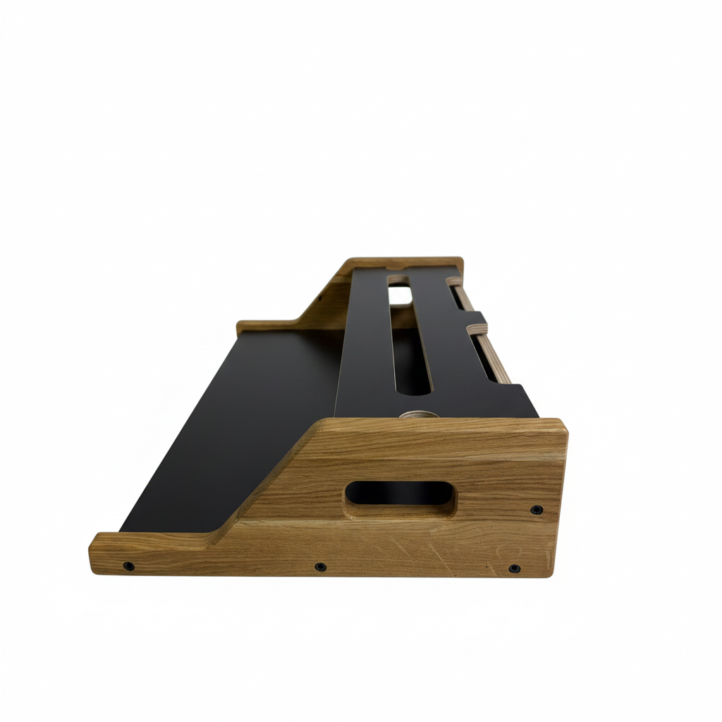 Pedalboard "STAGE" - 50cm x 33cm - noir - Parfait pour guitare électrique, guitare acoustique, basse électrique et plus encore !