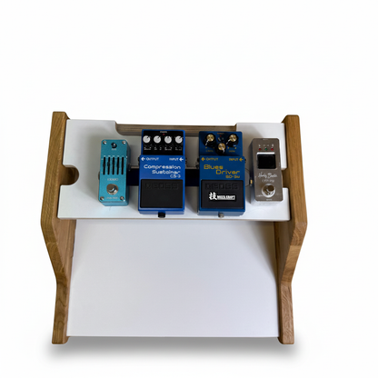 Pedalboard "STAGE" - 50cm x 33cm - noir - Parfait pour guitare électrique, guitare acoustique, basse électrique et plus encore !
