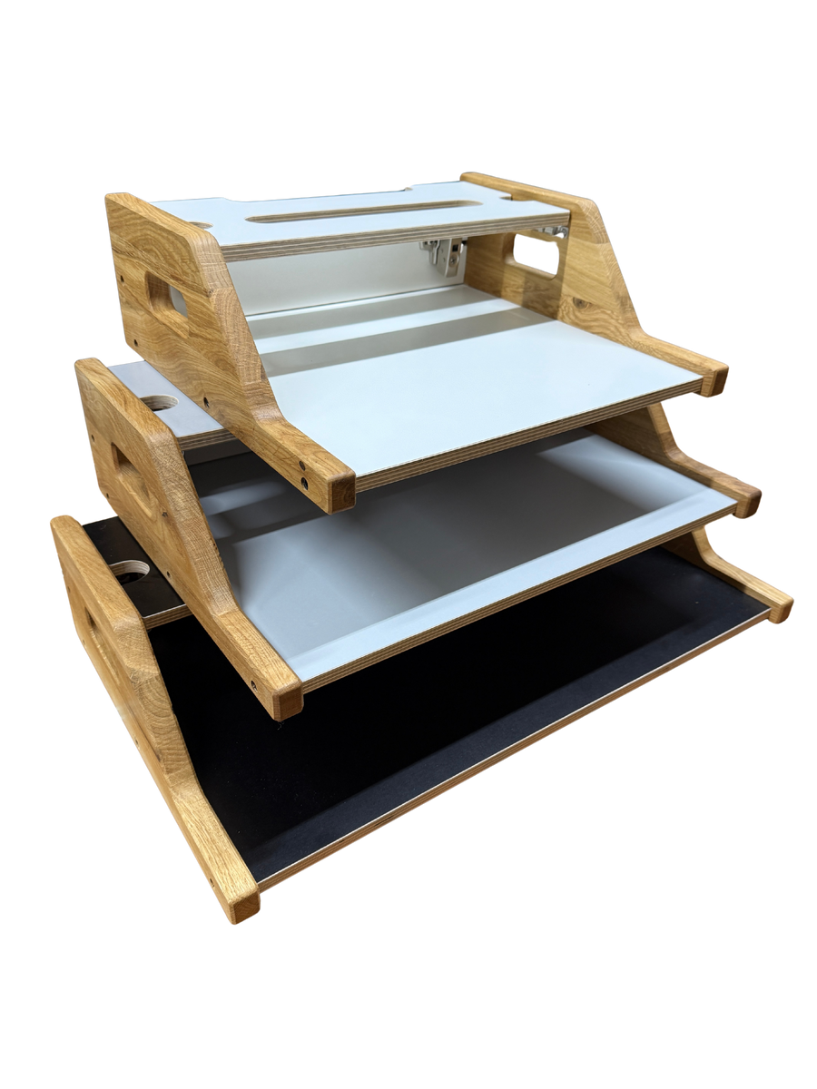 KlangWald STAGE Pedalboard aus Massivholz