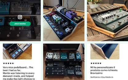 best effects pedal board Pedalboard "STAGE" in black – KlangWald